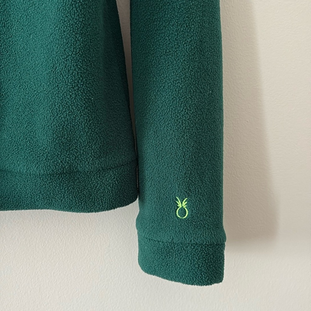 Dudley Stephens Park Slope Fleece Long Sleeve Stand Up Collar Green Size M - Picture 7 of 12